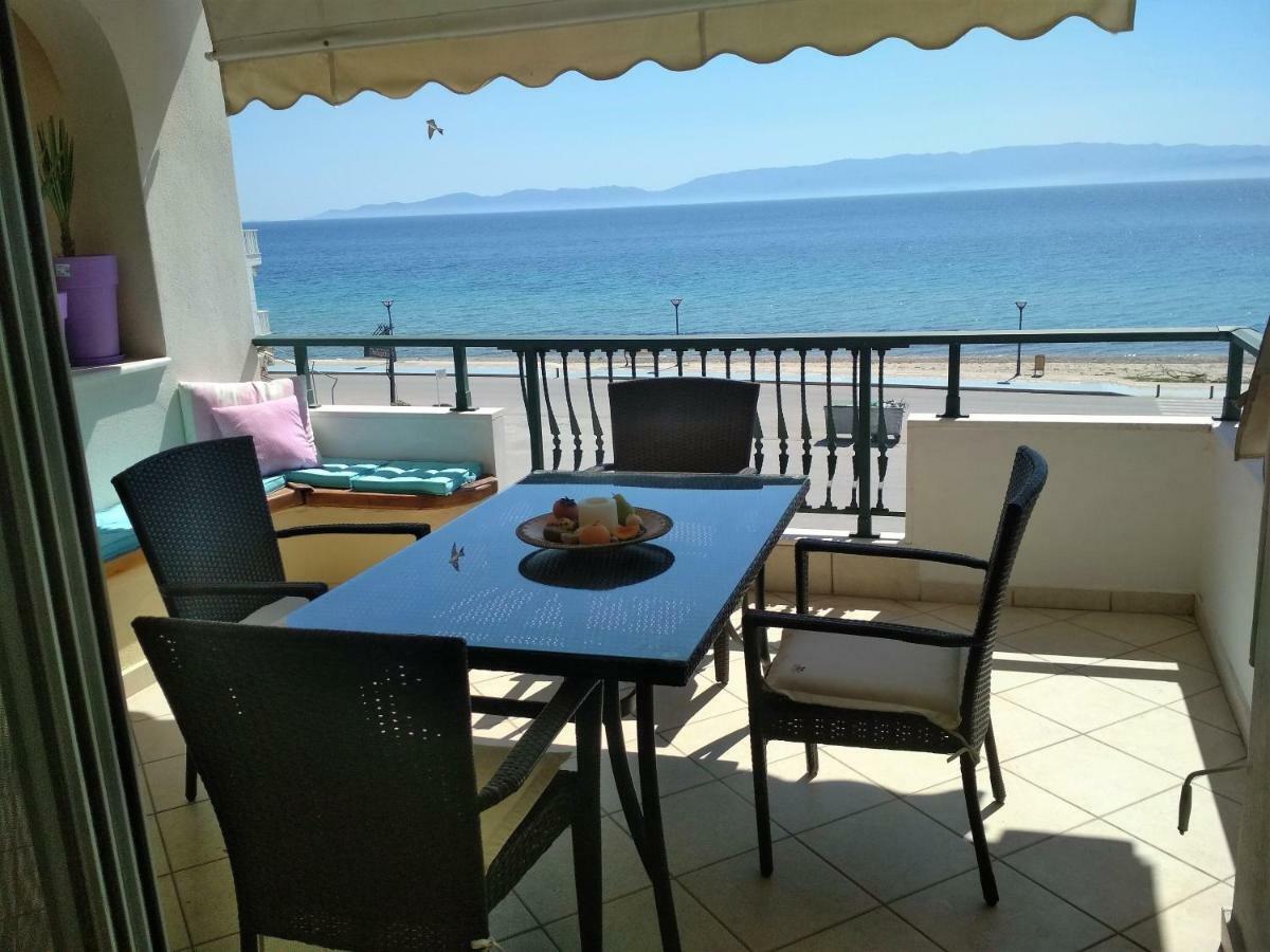 Luxury Sea View Apartment Ofrínion Exterior foto